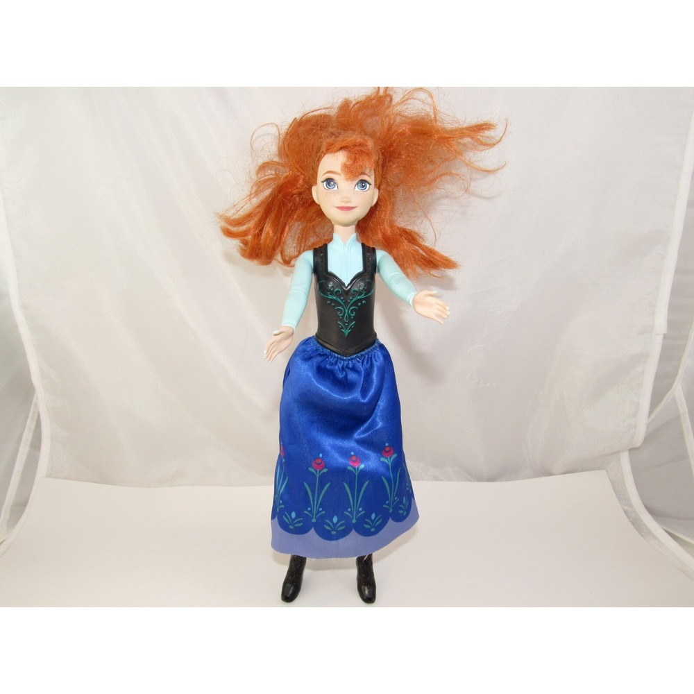 Disney Frozen Princess Anna Doll Red Hair Coronation Outfit 2022 Mattel